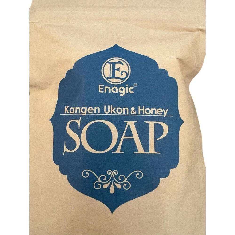 Enagic Kangen Ukon & Honey Soap Bar Body Wash 3oz (80g) New Sealed